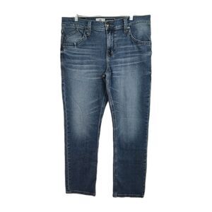 Rock & Republic Slim Straight Jeans Men's Size 34 x 30 Medium Wash Blue